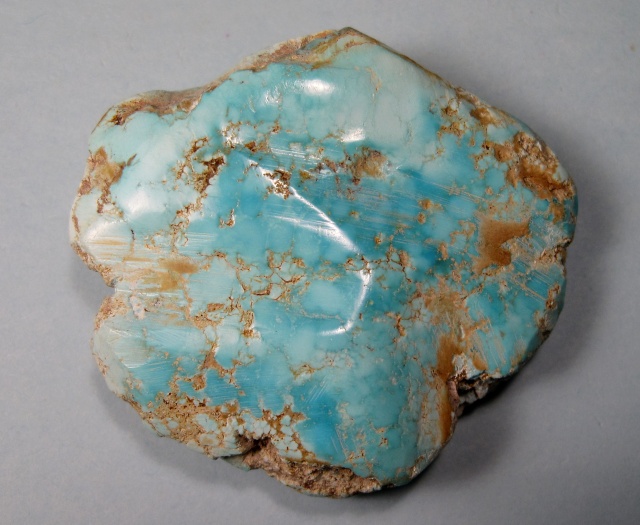 turquoise-polished surface-light blue
