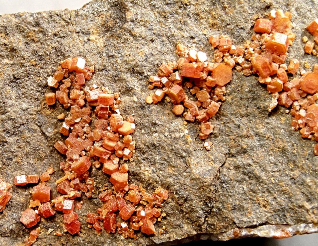 vanadinite orange crystals Arizona