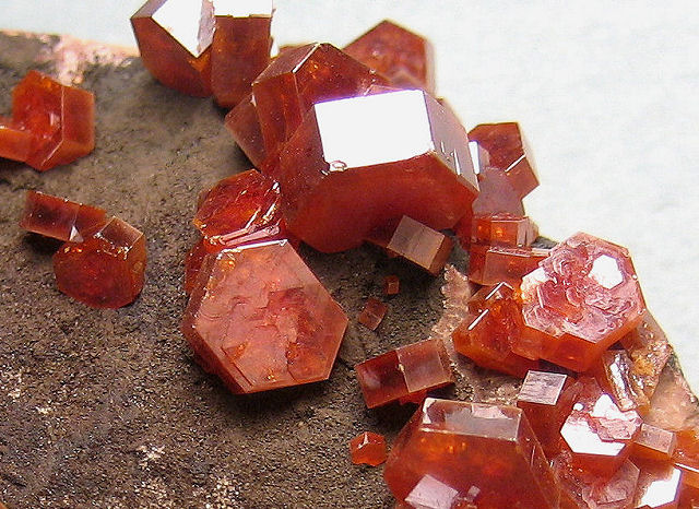vanadinite red crystals Morocco