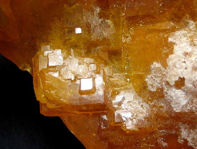 wulfenite bright yellow square crystals