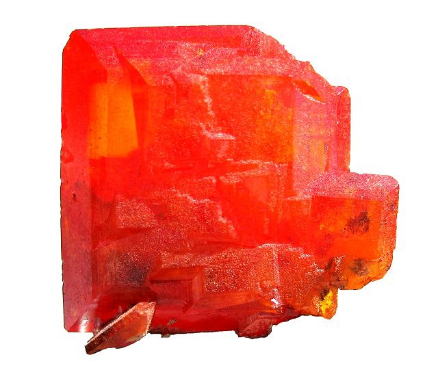 wulfenite reddish orange crystal