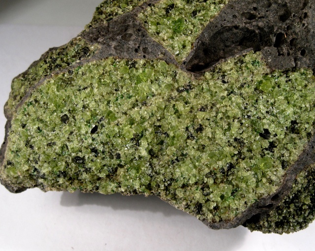 Basalt - with Olivine Crystals