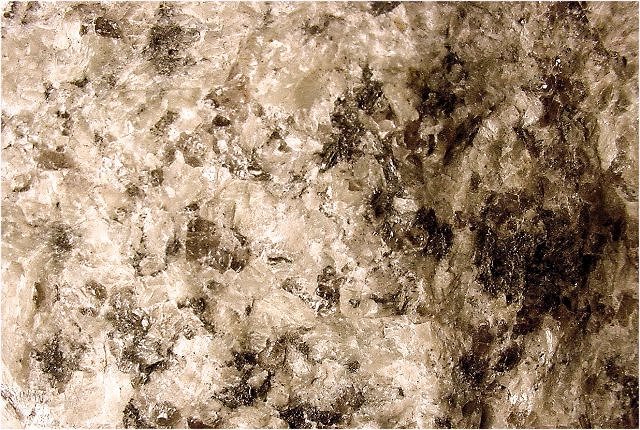 granite hornblende rich close up