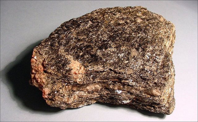 gneiss black and pink foliated
