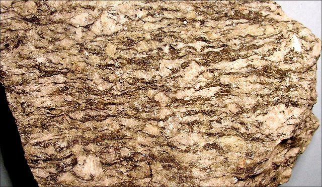 gneiss brown and cream foliated