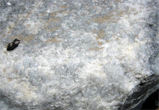 Marble - Gray White Banded - Extreme Close Up