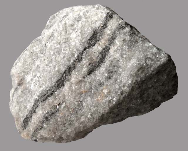 Marble - Grey And Black Banded