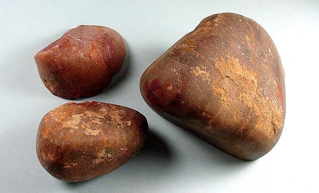 Gastrolith Fossil Polished Stomach Stones From Grazing Animal, Mule Mountains, Cochise County Az
